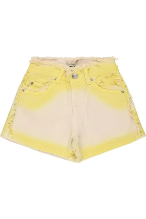 Msgm Shorts Aus Baumwollmischung Mit Airbrush-effekt