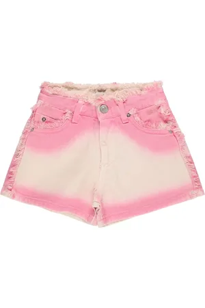 Msgm Shorts Aus Baumwollmischung Mit Airbrush-effekt