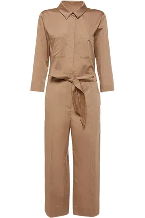 Max Mara Jumpsuit Aus Baumwollsatin „nepal“