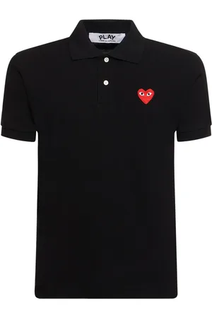 Comme des Garçons Polohemd Aus Baumwolle Mit Logo „play“