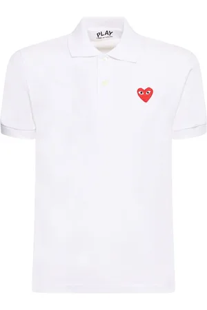 Comme des Garçons Polohemd Aus Baumwolle Mit Logo „play“