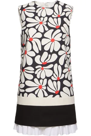 Msgm Midikleid Aus Stretch-baumwolle Mit Druck