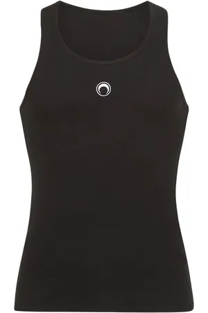 Marine Serre Tanktop Aus Bio-baumwolle Mit Mondmotiv