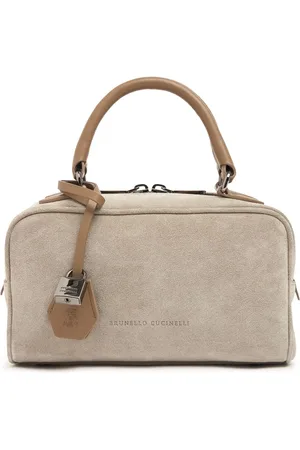 Brunello Cucinelli Kleine Handtasche Aus Wildleder „softy Velours“