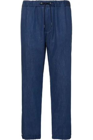 Moncler Cargohose Aus Baumwollmischdenim