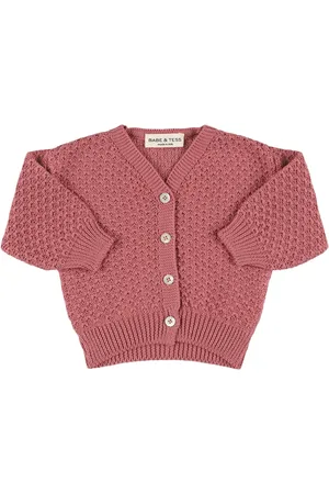 Babe & Tess Gestrickter Baumwollcardigan