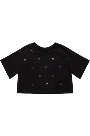 MONNALISA Kurzes T-shirt Aus Stretch-baumwolljersey