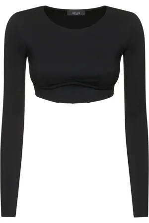 VERSACE Langarm-shirt Aus Technojersey