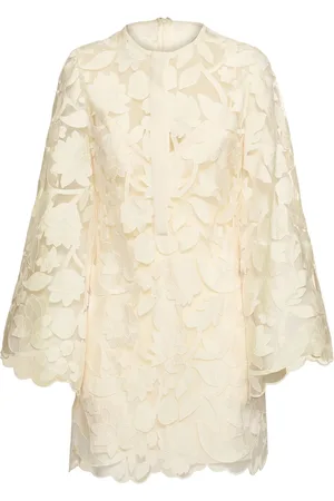 Elie saab Minikleid Aus Tüll Mit Stickerei