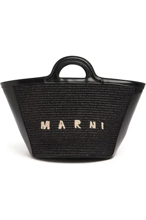 Marni Kleine Tasche Mit Raffiaeffekt „tropicalia“