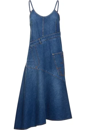 J.W.Anderson Midikleid Aus Baumwolldenim