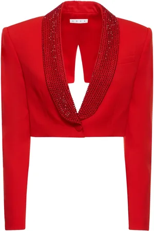AREA Kurzer Blazer Aus Wolle