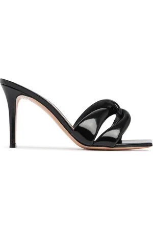 Gianvito Rossi 85mm Hohe Mules Mit Lackleder