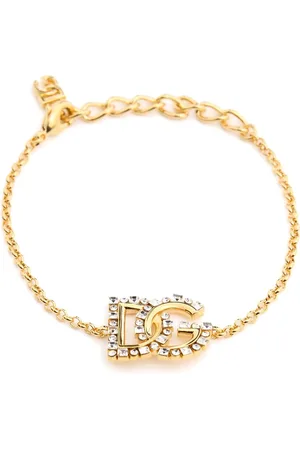 Dolce & Gabbana Logo-armband Mit Strass