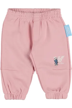 Emporio Armani Trainingshose Aus Baumwolle Mit Stickerei