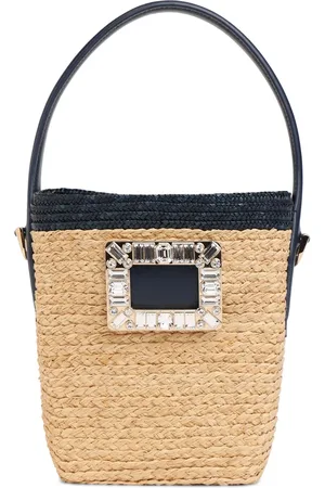 Roger Vivier Mini Raffiatasche „rv Skate“