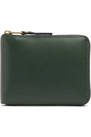 Comme des Garçons Lederbrieftasche Mit Reissverschluss