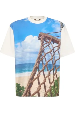 AFTER PRAY T-shirt Mit Küstendruck
