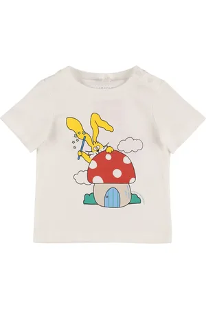 Stella McCartney Bedrucktes T-shirt Aus Baumwolljersey