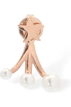 Dodo 9kt Roségold-mono-ohrring „stellina“