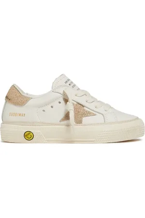 Golden Goose Ledersneakers Mit Kristallen „may“