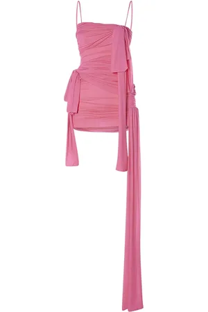 BLUMARINE Minikleid Aus Technojersey Mit Schleife