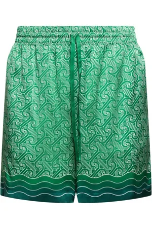 Casablanca Shorts Aus Seide Mit Kordelzug