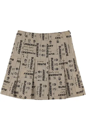 Burberry Plisseerock Mit Logo
