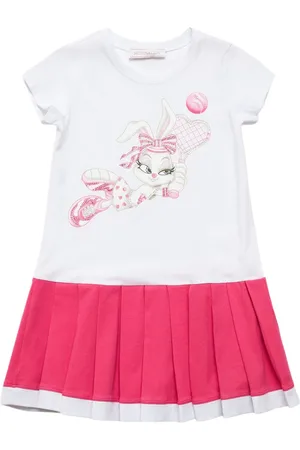 MONNALISA Kleid Aus Baumwollmischjersey Mit Druck