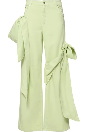 BLUMARINE Mittelhohe Boyfriend-jeans Mit Schleifen