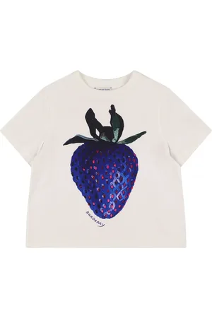 Burberry Bedrucktes T-shirt Aus Baumwolljersey