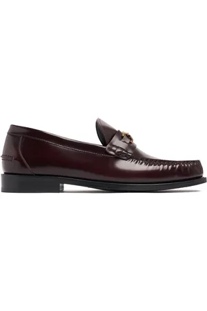 VERSACE Loafer Aus Leder Mit Medusa