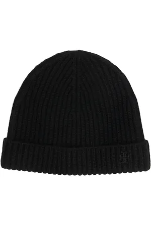 Tory Burch Rib Knit Cashmere Beanie