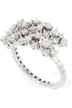 Damiani 18kt Gold- Und Diamantring "mimosa Flexi“