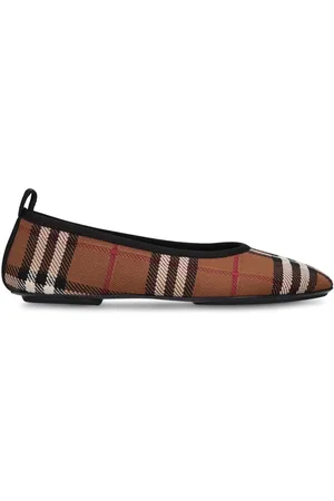 Burberry 5mm Flache Ballerinas Aus Strick „ralf“