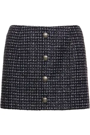 Alessandra Rich Minirock Aus Tweed Mit Pailletten