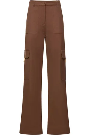 VALENTINO Hochtaillierte Cargohose Aus Canvas