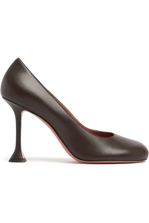 Amina Muaddi 95mm Hohe Lederpumps „iris“
