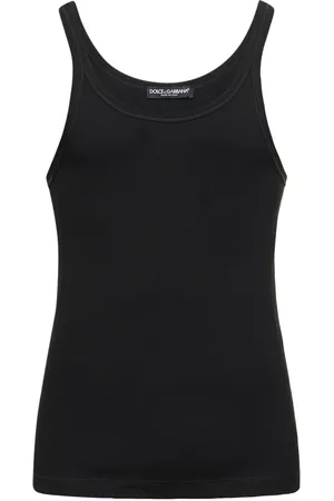 Dolce & Gabbana Tanktop Aus Geripptem Baumwolljersey