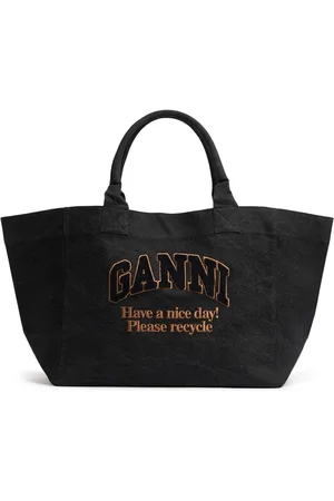Ganni Xxl-tote Aus Denim