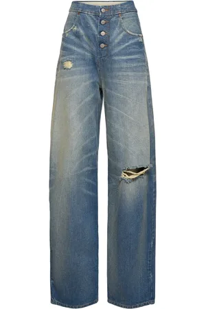 Maison Margiela Gerade Jeans Mit Hohem Bund