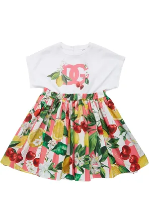 Dolce & Gabbana Bedrucktes Baumwollkleid