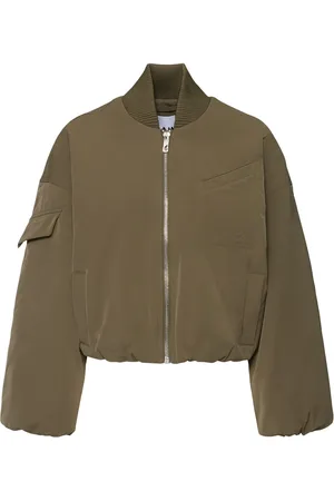 Ganni Bomberjacke Aus Leichtem Twill