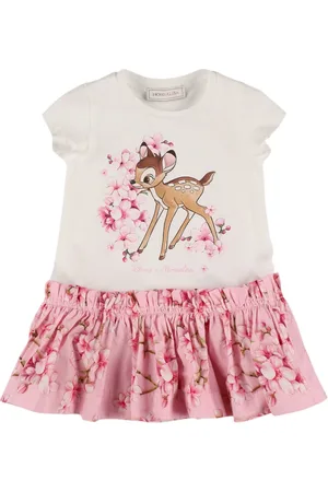 MONNALISA Kleid Aus Baumwollmischjersey Mit Druck