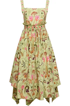 Agua by Agua Bendita Midikleid Aus Baumwolle „lunatus Habitat“