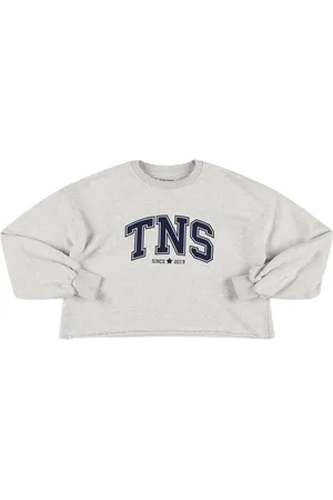 The New Society Bedrucktes Sweatshirt Aus Baumwolle