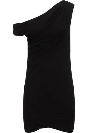 Msgm Minikleid Aus Drapiertem Baumwolljersey