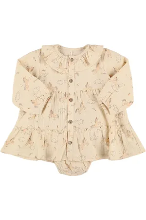 Quincy Mae Bedrucktes Kleid Aus Bio-baumwolle
