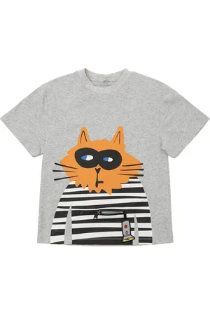Stella McCartney Bedrucktes T-shirt Aus Baumwolljersey