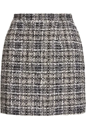 Alessandra Rich Minirock Aus Tweed Mit Pailletten
